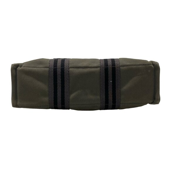 Auth HERMES Fourre Tout Tote PM - Dark Gray Canvas Tote Bag - Picture 5 of 10